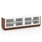 70 Inch Large TV Stand with Multi-Functional 4-Door Cabinet and 2 Adjustable Shelves